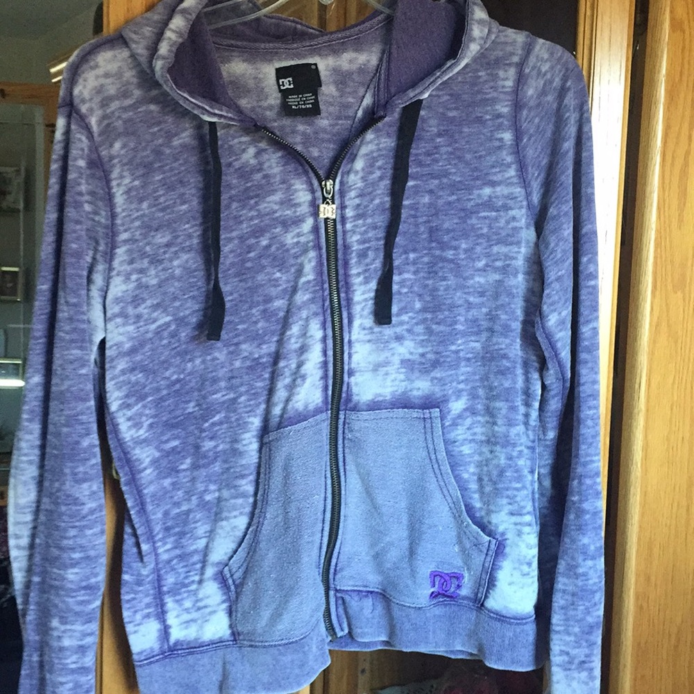 DC zip up sweatshirt